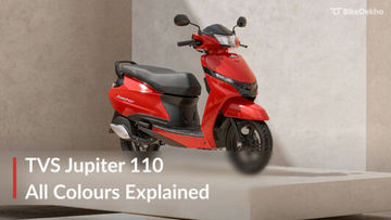TVS Jupiter 110 All Colours Explained TVS Jupiter 110 All Colours Explained