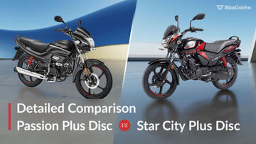Hero Passion Plus Disc vs TVS Star City Plus Disc: Detailed Comparison Hero Passion Plus Disc vs TVS Star City Plus Disc: Detailed Comparison