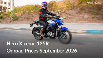 Hero Xtreme 125R Onroad Price In September 2026