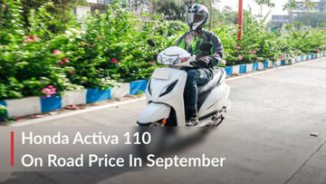 Honda Activa 110: On Road Price In September Honda Activa 110: On Road Price In September