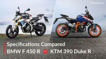 BMW F 450 R vs KTM 390 Duke R: Specifications Compared BMW F 450 R vs KTM 390 Duke R: Specifications Compared