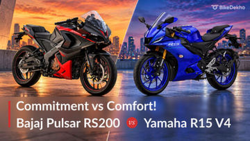 Yamaha R15 V4 vs Bajaj Pulsar RS200: Commitment vs Comfort!