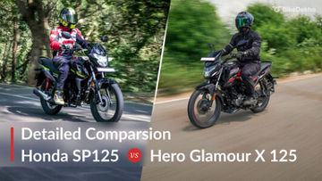 Honda SP125 vs Hero Glamour X 125: 2 Good 125cc Bikes At The Same Price! Honda SP125 vs Hero Glamour X 125: 2 Good 125cc Bikes At The Same Price!