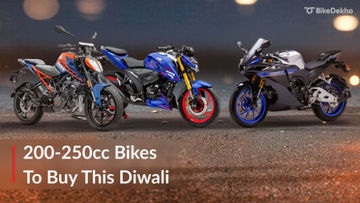Top 5 200-250cc Bikes To Buy This Diwali 