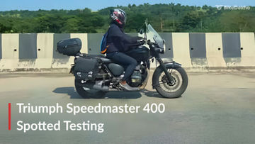 తొలిసారి టెస్టింగ్‌లో కనిపించిన Triumph Speedmaster 400!