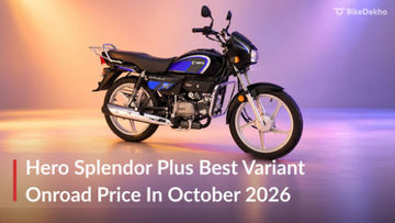 Hero Splendor Plus Best Variant Onroad Price In October 2026 Hero Splendor Plus Best Variant Onroad Price In October 2026