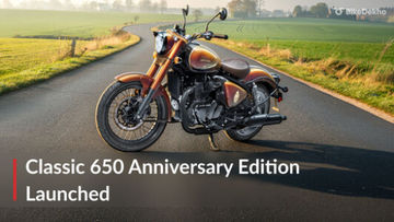 BREAKING: Royal Enfield Classic 650 125th Anniversary Edition Launched In India BREAKING: Royal Enfield Classic 650 125th Anniversary Edition Launched In India