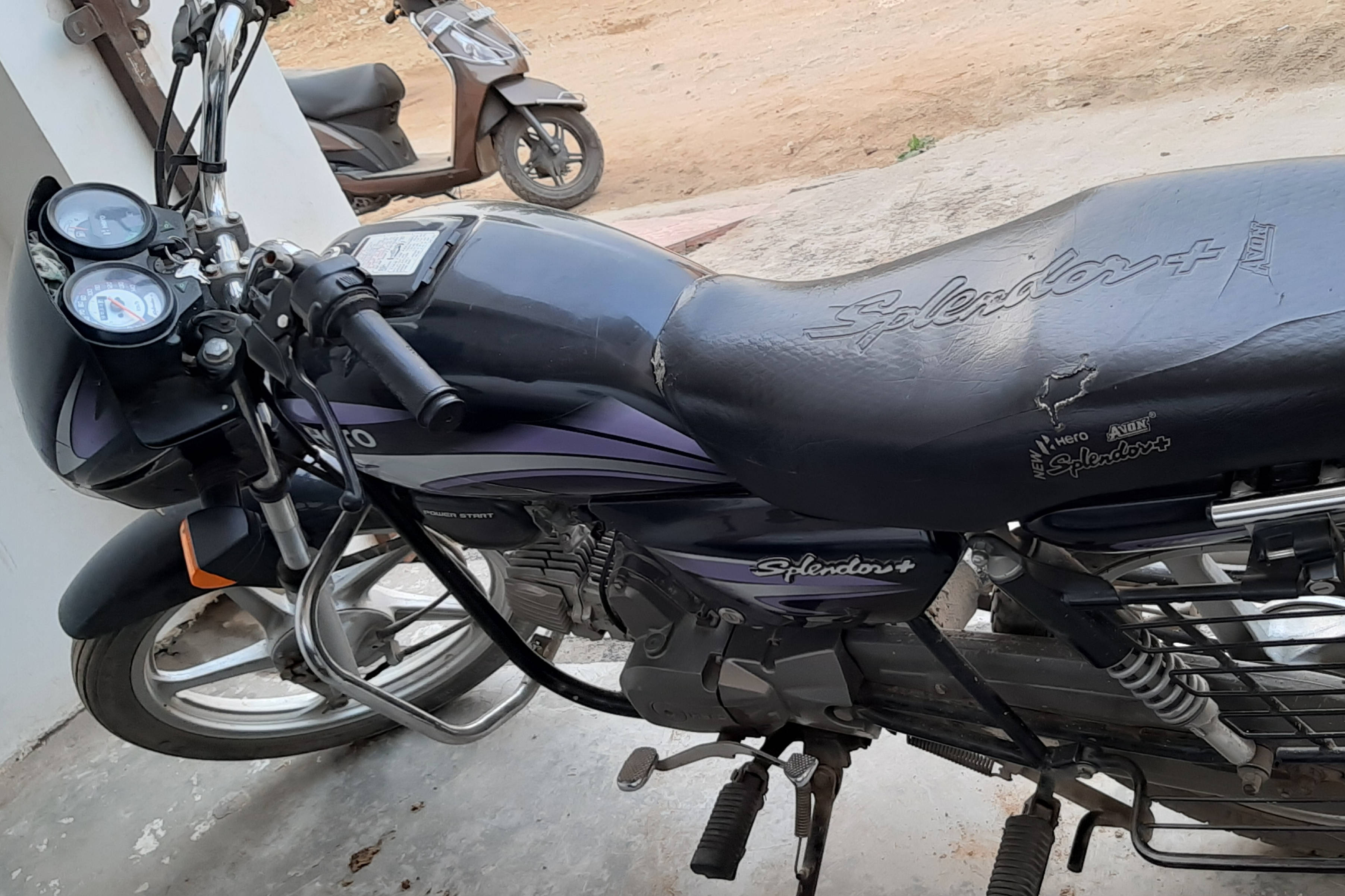 Hero Splendor Plus Self Alloy