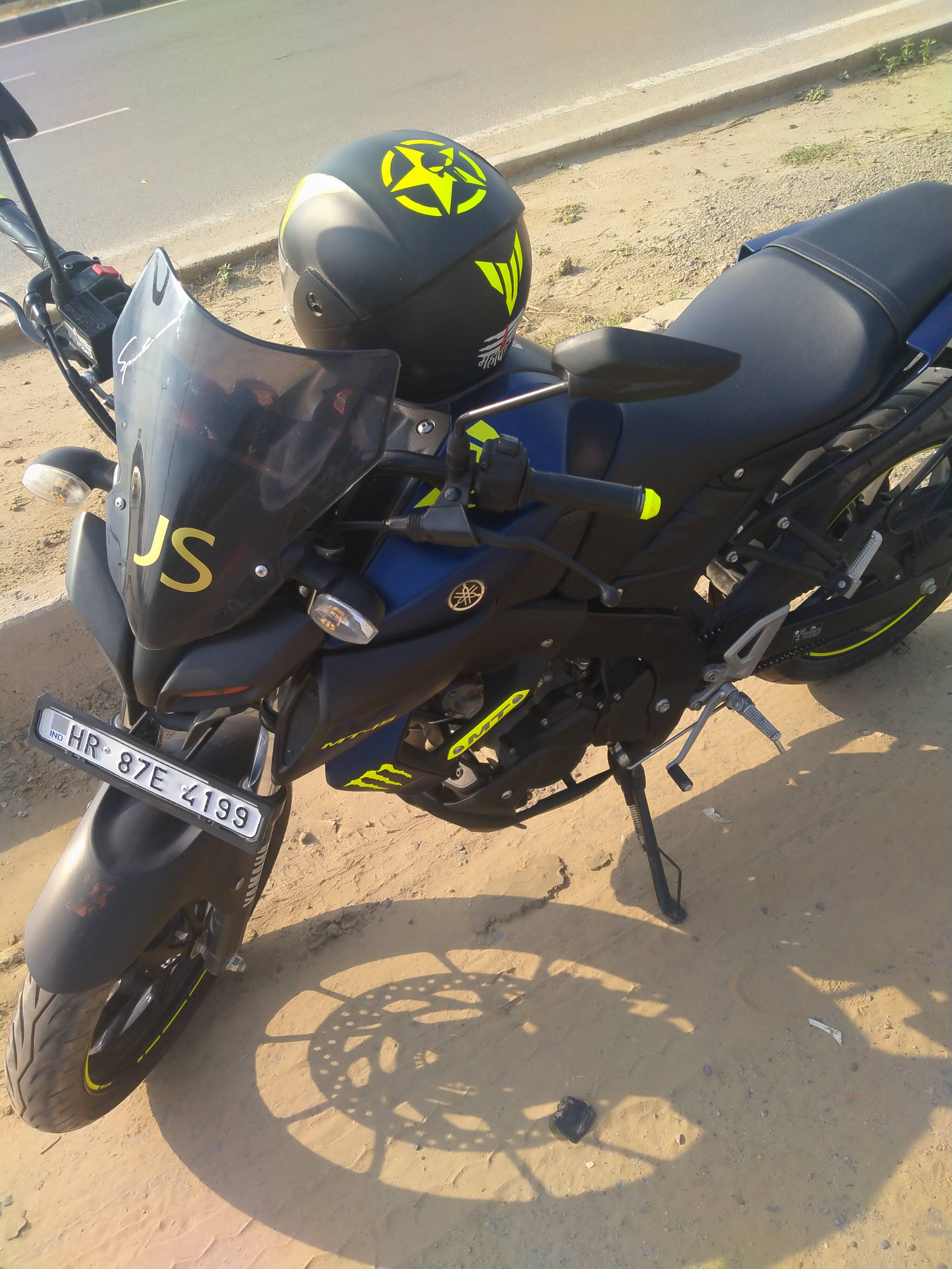 Yamaha MT-15 BS6 Dark Matte Blue