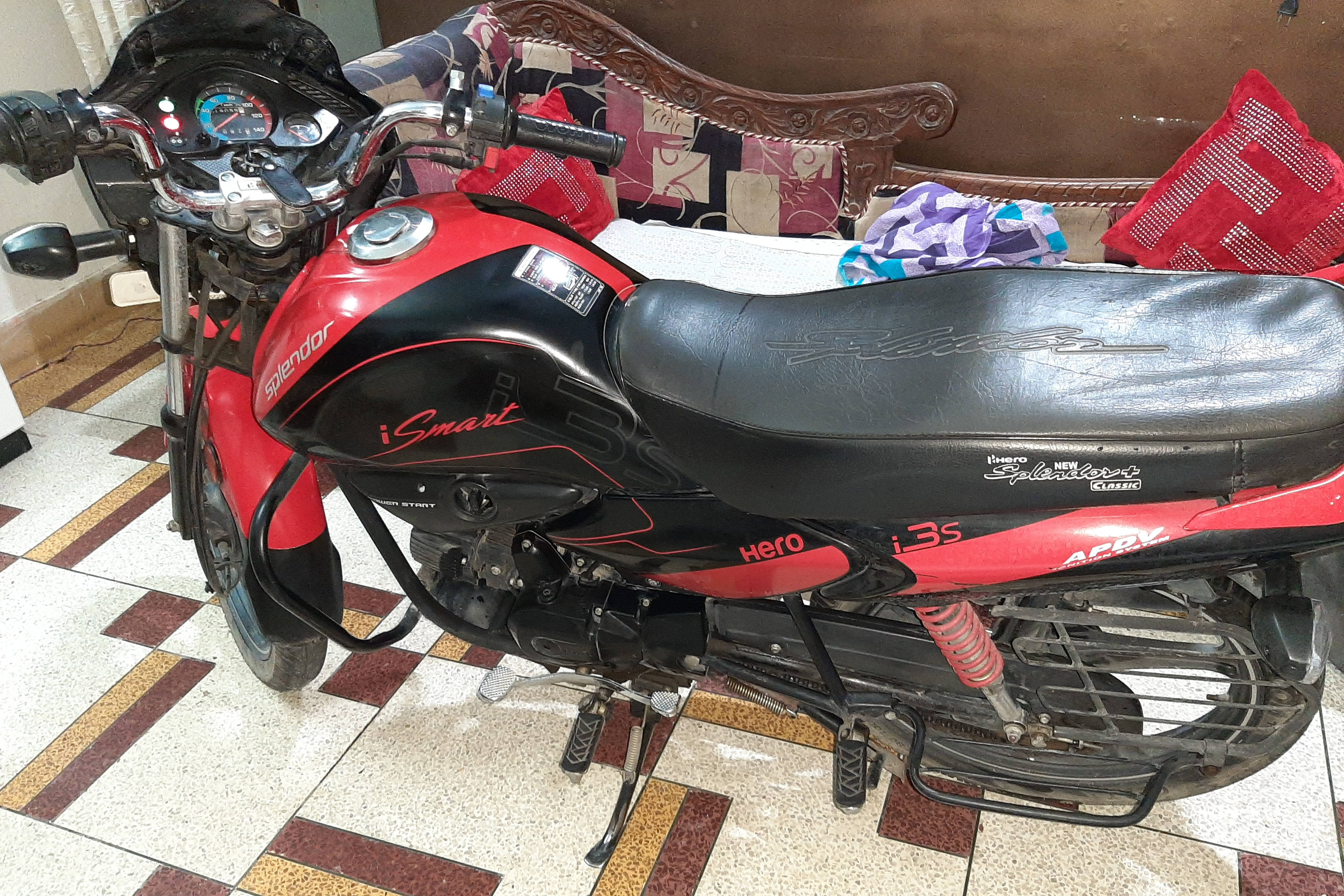 2015 Hero Splendor Ismart Drum Self Spoke