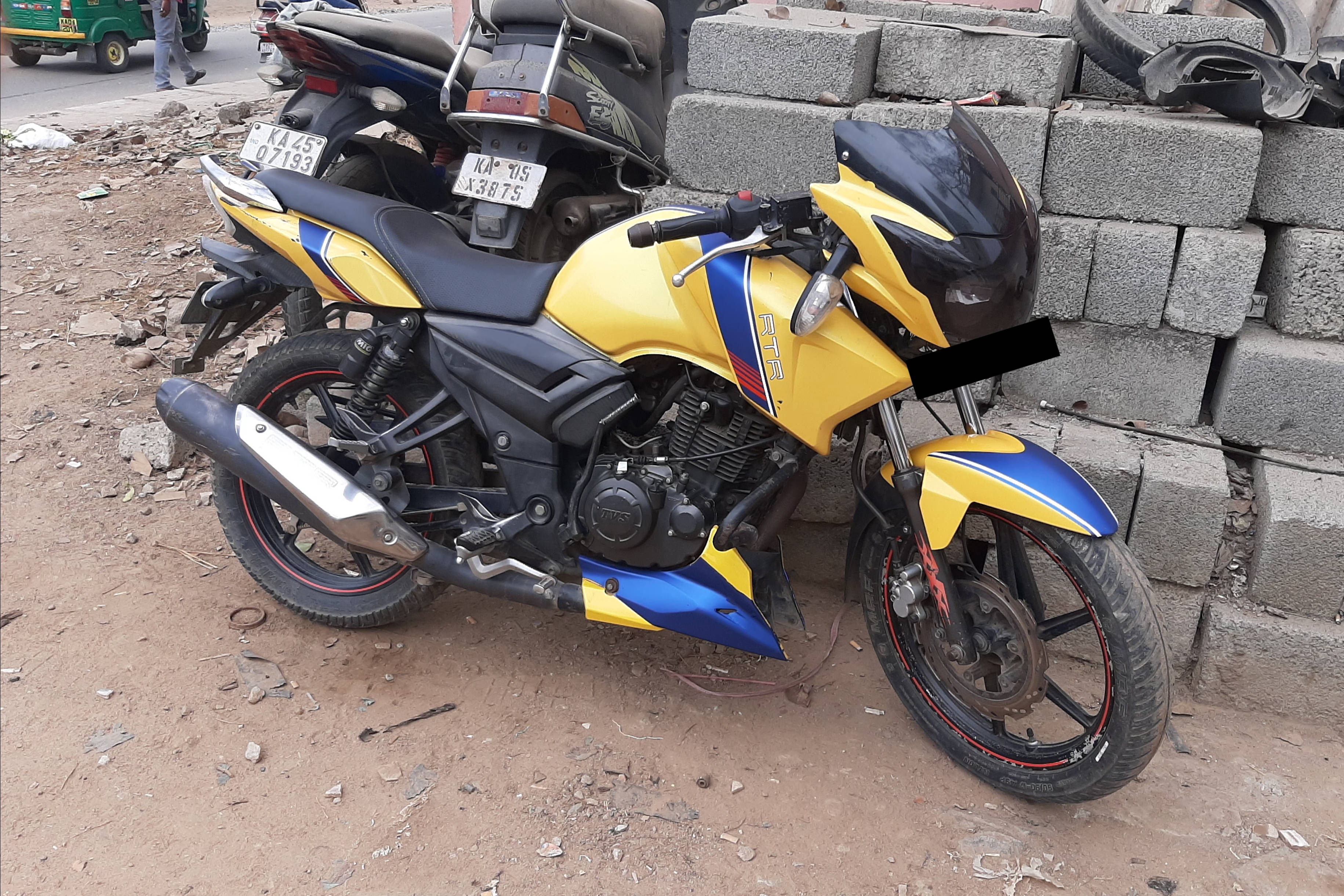 2014 TVS Apache RTR 160 Front Disc	