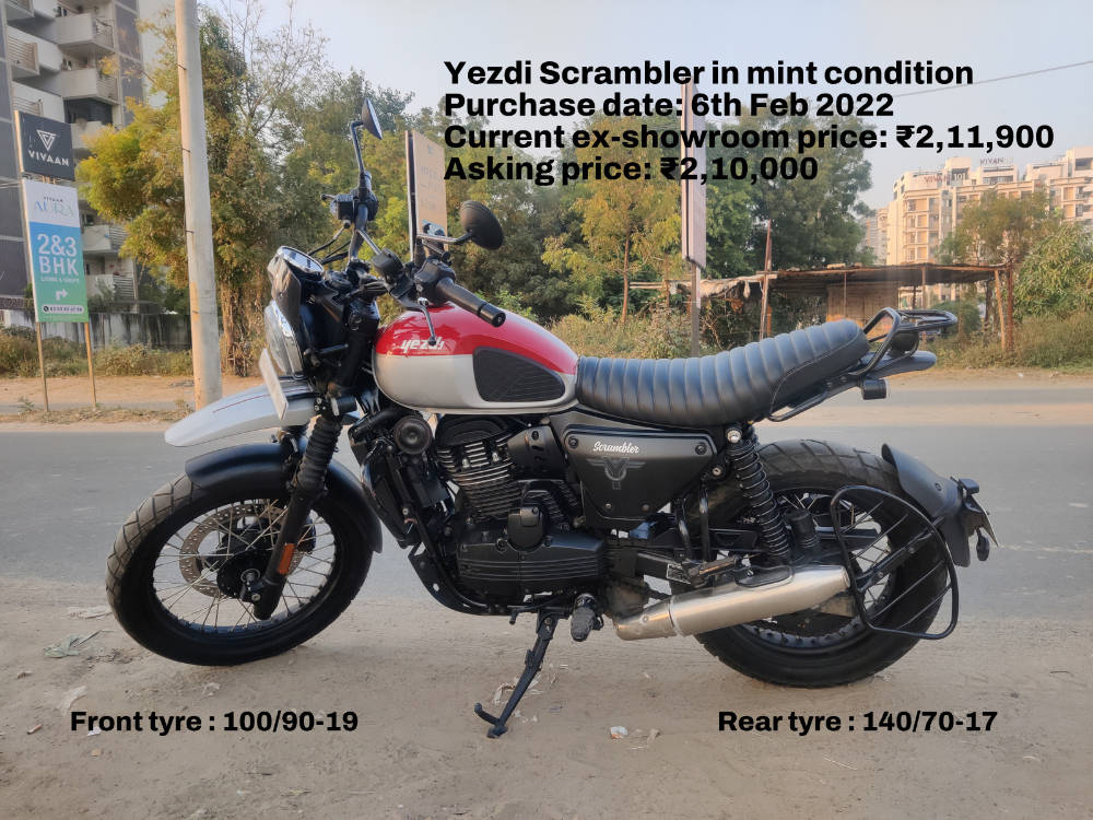 Yezdi Scrambler Dual Tone