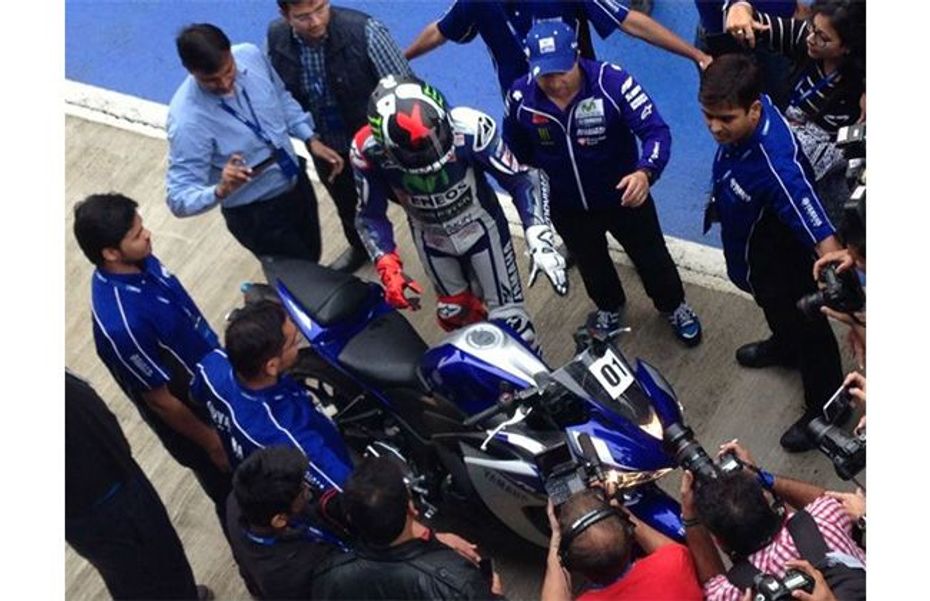 Jorge Lorenzo Visit to India Jorge Lorenzo Visit to India