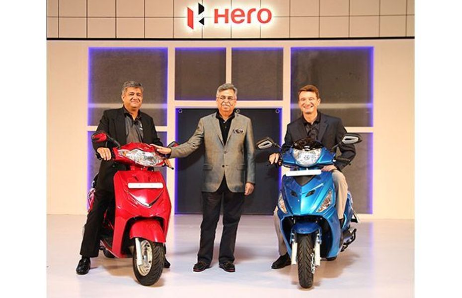 Hero MotoCorp Maestro Edge and Duet Hero Launch