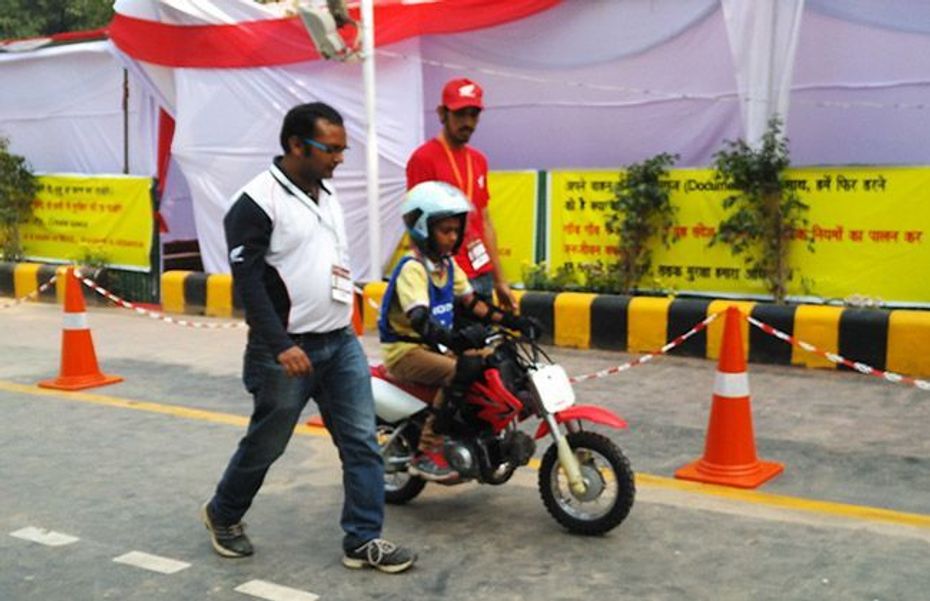 HMSI Road safety event at Delhi HMSI Road safety event at Delhi