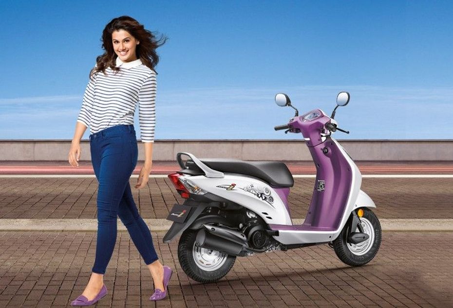 Taapsee Pannu With New Activa-i