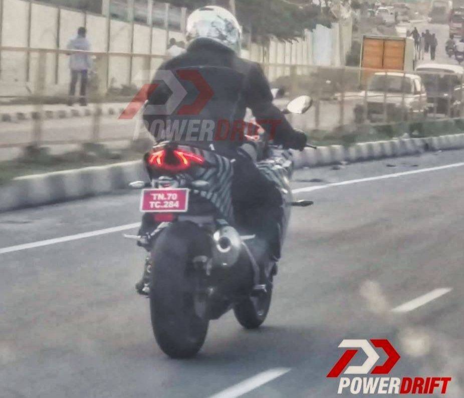 TVS Akula 310 tail lamp revealed