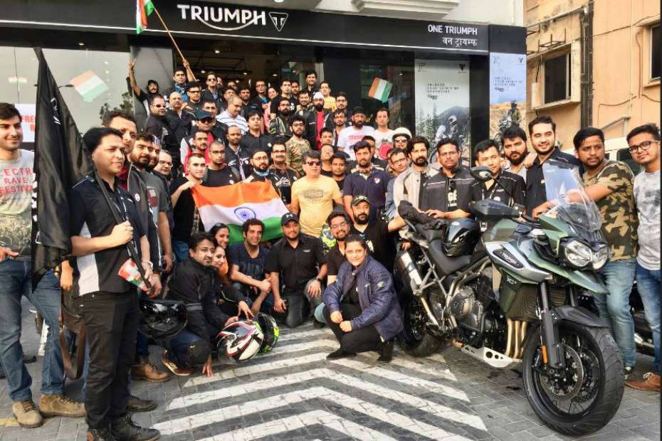 Triumph Independence Day Ride