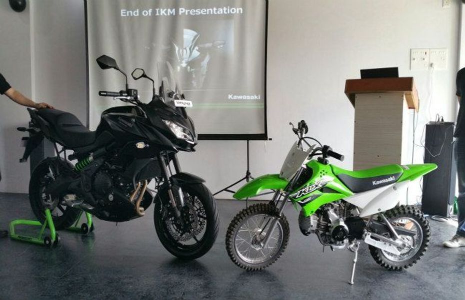 Kawasaki Versys 650 and KLX110 Kawasaki Versys 650 and KLX110