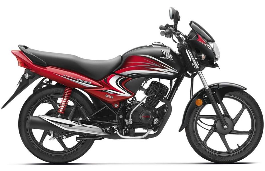 Honda Dream Yuga Black with Radiant Red Metallic