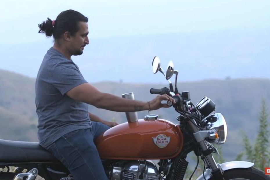 Royal Enfield Interceptor Chai cup test