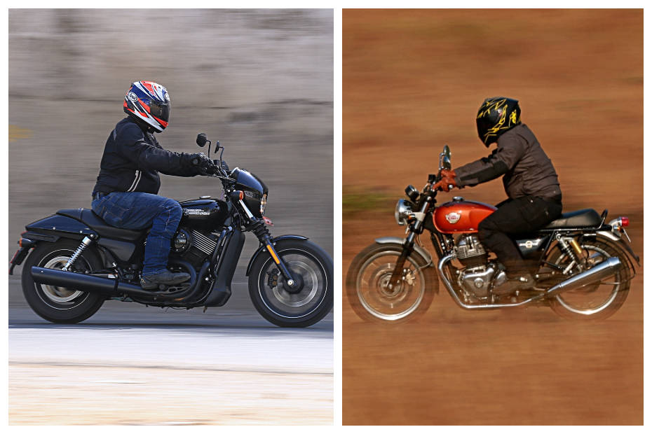 RE Interceptor 650 vs H-D Street 750