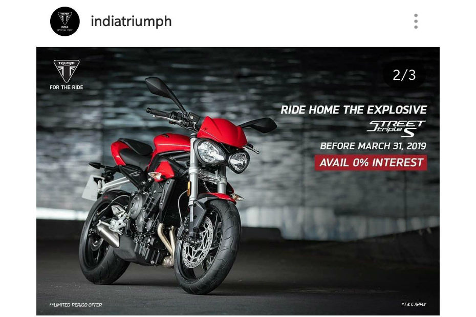 Ttriumph Motorcycle Offers