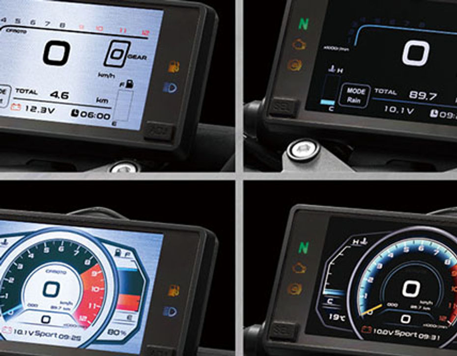 CFMoto 250NK TFT instrument console