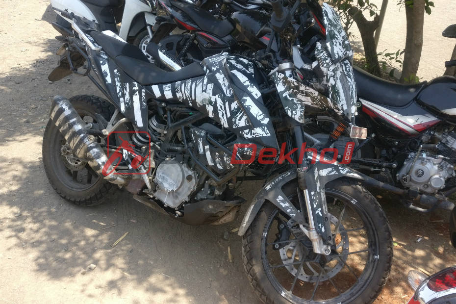 upcoming KTM 390 Adventure spy images