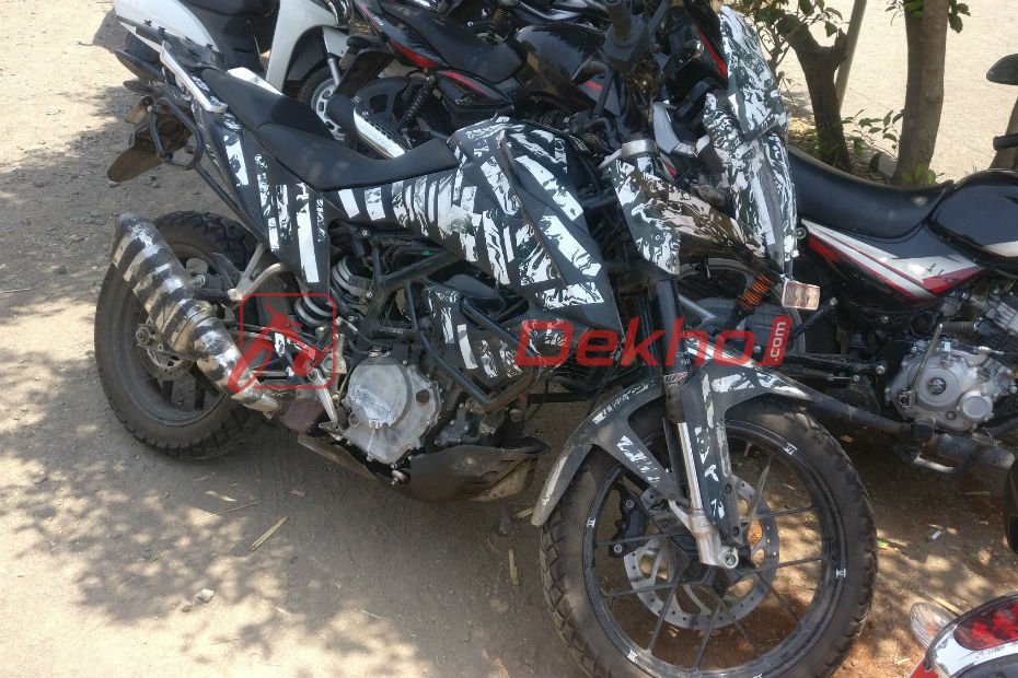 upcoming KTM 390 Adventure spy images