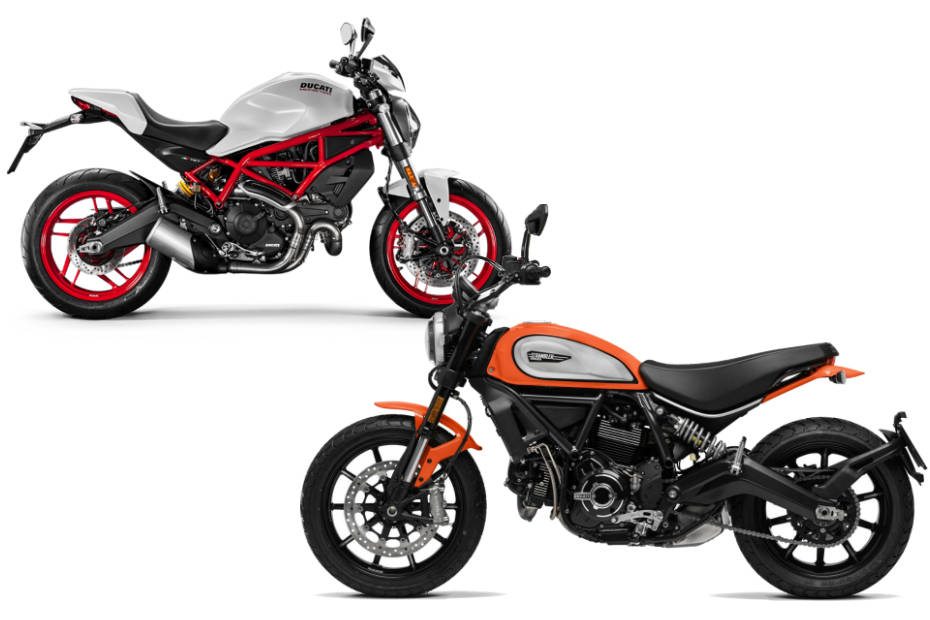 Ducati Scrambler Icon vs Monster 821 Family Feud