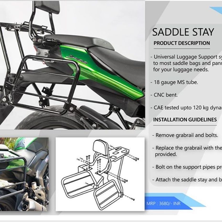 Bajaj Dominar 400 Touring Kit