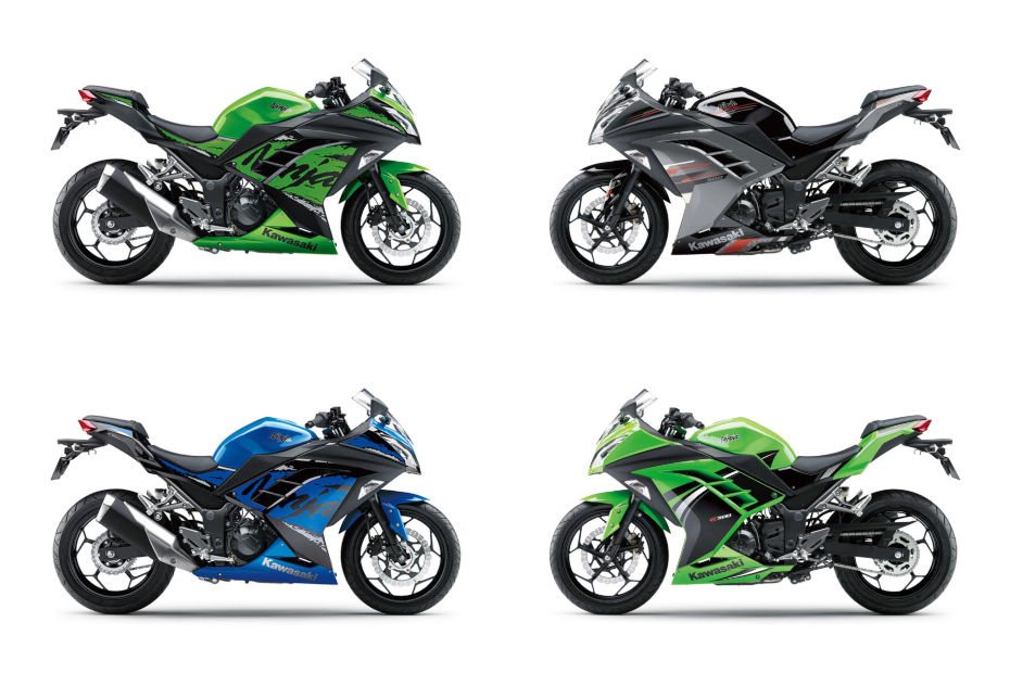Kawasaki Ninja 300 all colour options