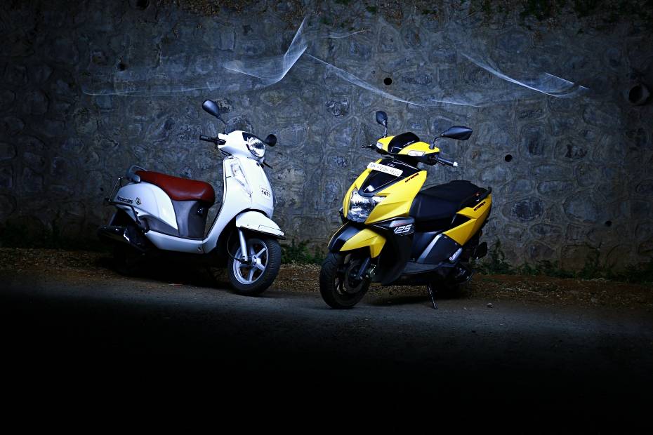 Suzuki Access 125 Vs TVS NTorq 125