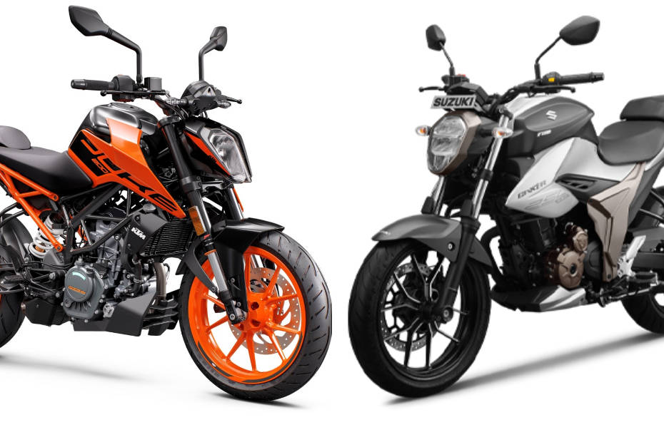 KTM 200 Duke BS6 Vs Suzuki Gixxer 250