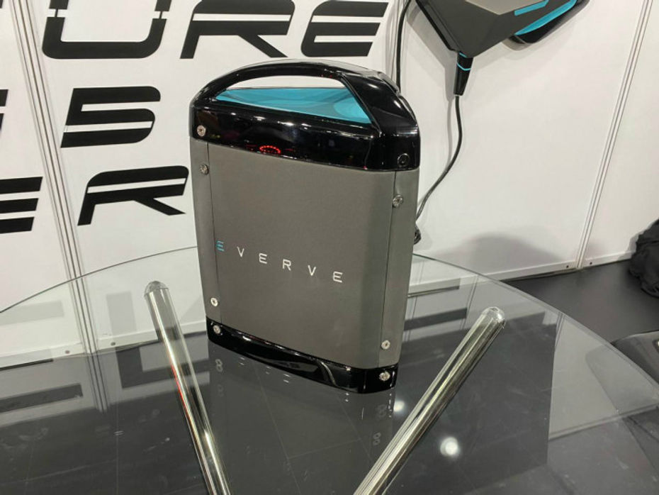 It gets two batteries: The e-Scooter gets two removable lithium-ion battery packs. They can be charged on the electric scooter itself or can be taken out and taken home. Charging time is around 5 hours via a 5A socket. Everve says the batteries can also be charged upto 50 per cent in 1.5 hours using a fast charger. Together, the batteries deliver a claimed range of 100km on a single charge. It has substantial underpinnings: The electric scooter gets a fat telescopic upside-down fork and dual gas-charged shock absorbers. The 12-inch wheels have chunky tyres and disc brakes on both ends. These should help the scooter handle and brake well. Pricing and availability: While the e-Scooter on display was a prototype, Everve says it will launch the production version by late 2020. While they have not released details about pricing, the upcoming scooter is expected to be priced between Rs 1 lakh to Rs 1.5 lakh, which would put it directly against the Ather 450X, Bajaj Chetak and TVS iQube. However, Everve says it will deliver a more premium buying experience than its competitors. One such example is the doorstep delivery of the new scooter.