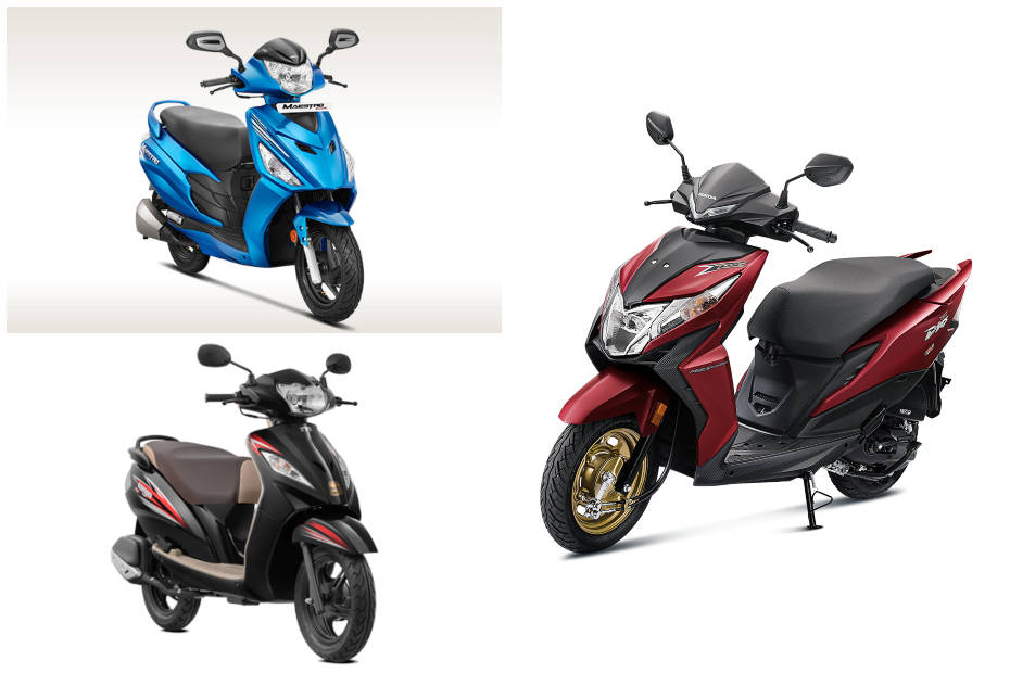 Honda Dio BS6 vs TVS Wego vs Hero Maestro Edge: Spec Comparison