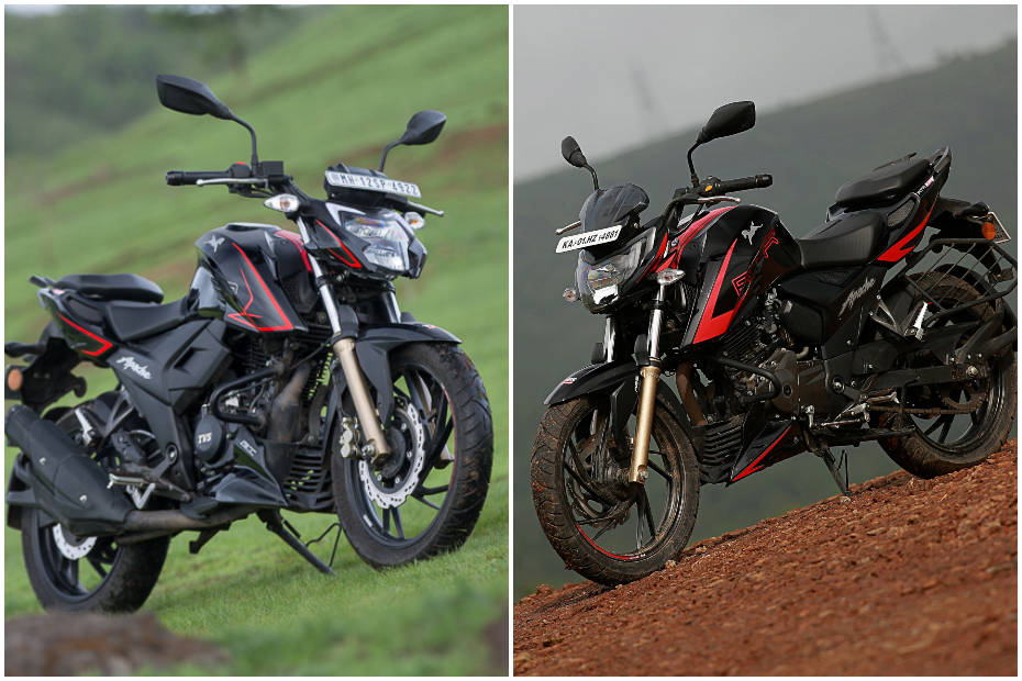 TVS Apache RTR 200 4V BS6 Image Comparison