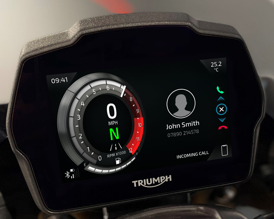 Triumph Speed Triple 1200 RS console