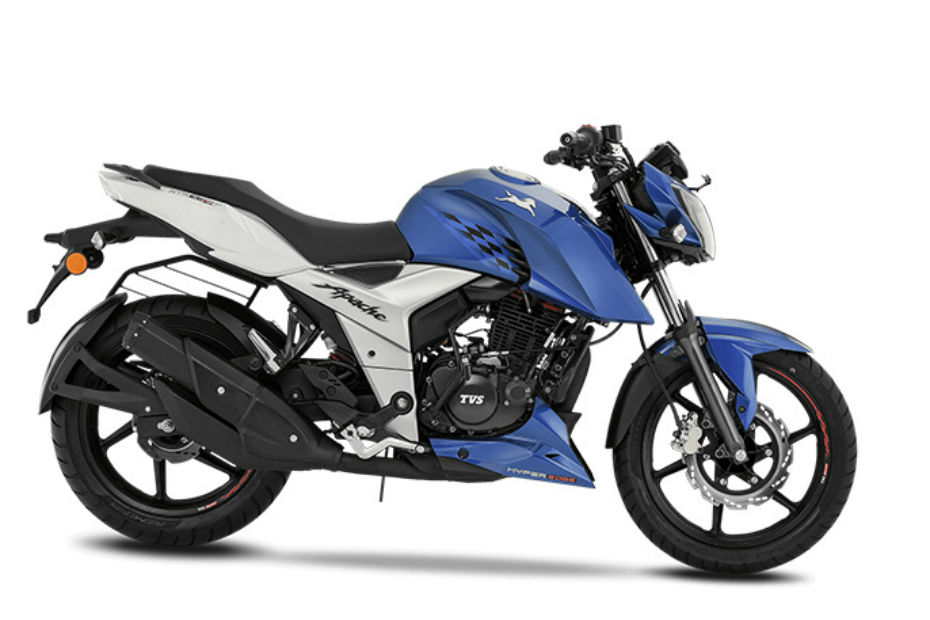 Colour options for TVS two-wheelers