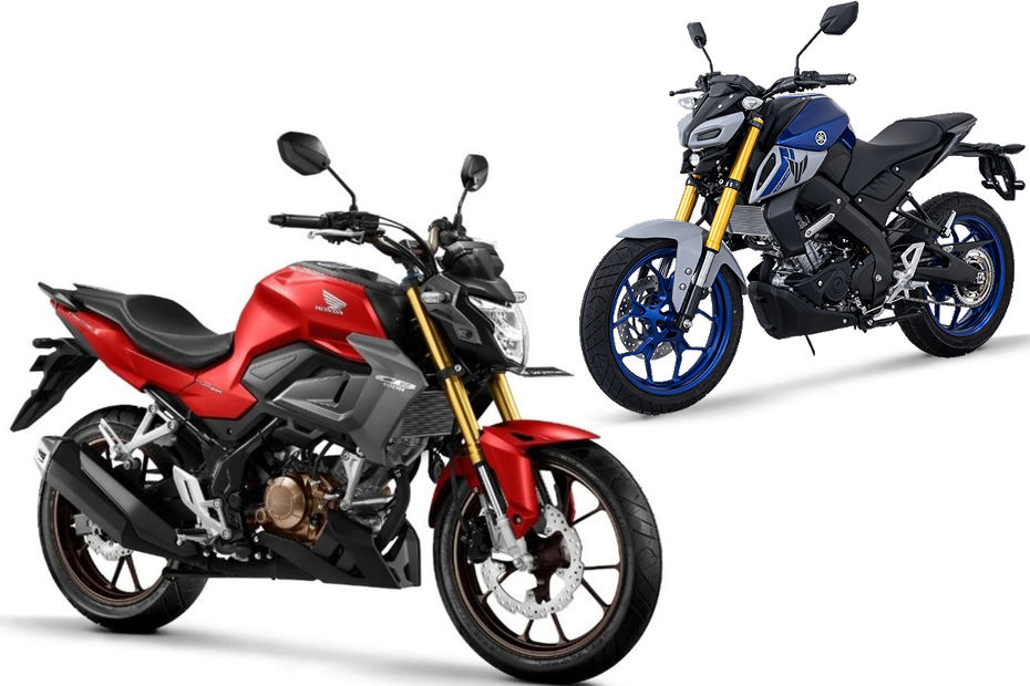 2021 Honda CB150R Streetfire vs Yamaha MT-15: Image Comparison
