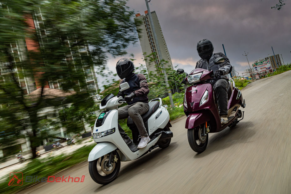 TVS iQube Electric vs Jupiter ZX: Performance Numbers Compared 