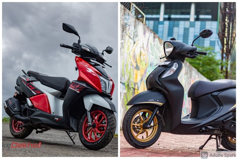 Yamaha Fascino 125 Hybrid vs TVS NTorq 125 Race XP Performance Numbers Compared