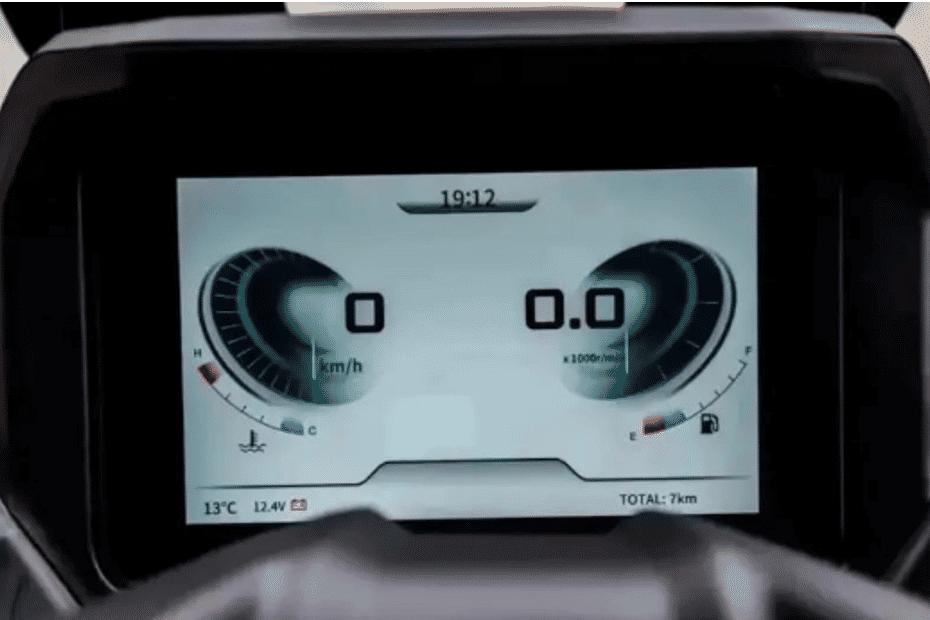 QJ 350 Instrument console