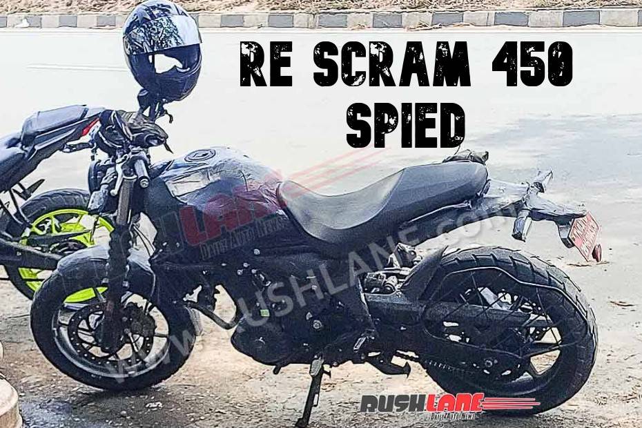 Royal Enfield Scram 450 Spied