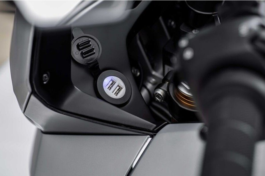 Energica Experia USB Charging Port