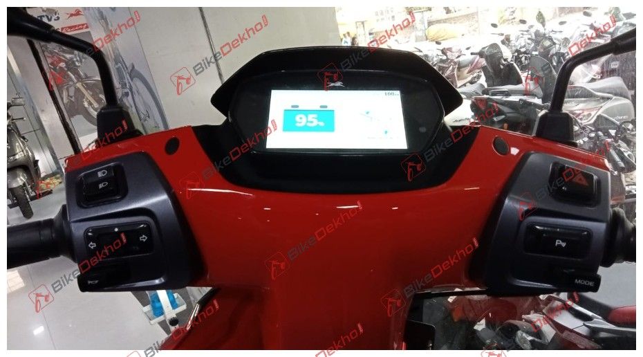 TVS iQube Electric Instrument Cluster
