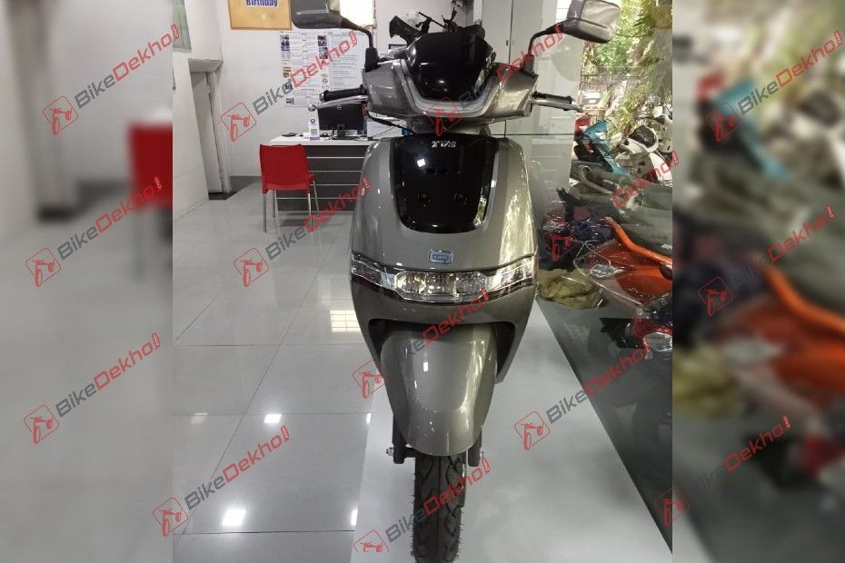 TVS iQube Electric Titanium Grey Glossy