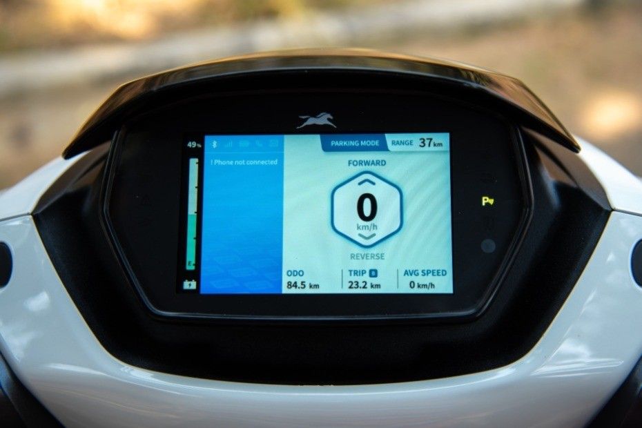 TVS iQube Electric Instrument Cluster