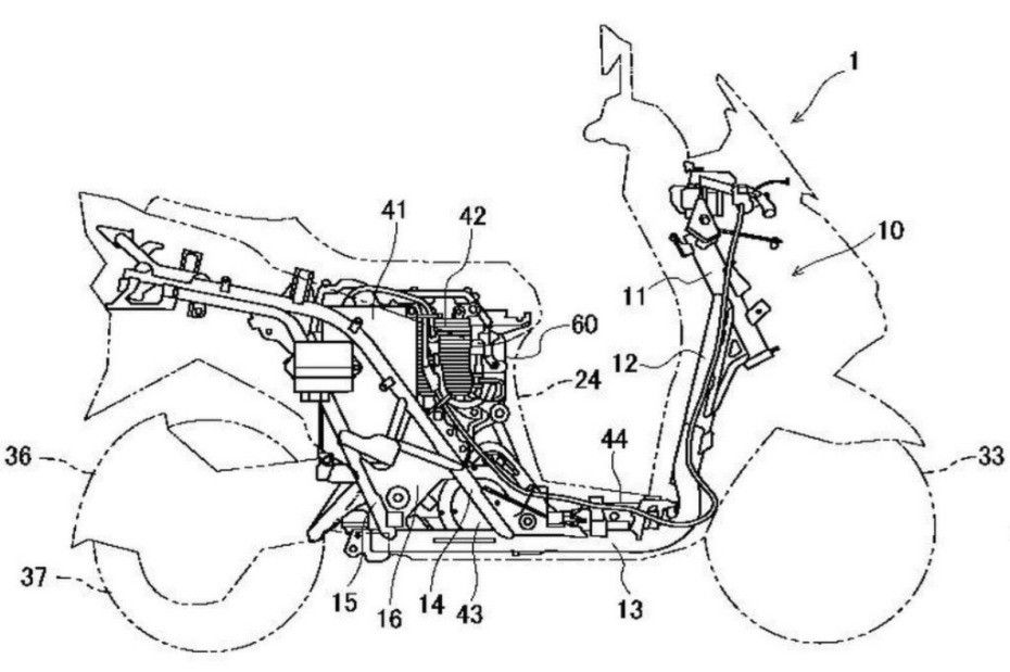 Suzuki Burgman Street Electric-scooter Patent Drawings Leaked Suzuki Burgman Street Electric-scooter Patent Drawings Leaked